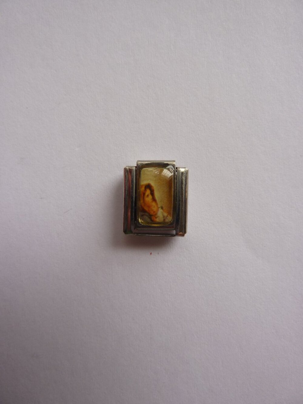 Catholic Link for Nomination-Style Italian Charm Bracelet